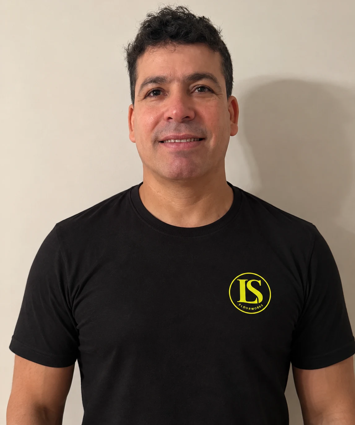 Laudecir, founder of LS Floor Works, hardwood and vinyl flooring contractor in Boston MA